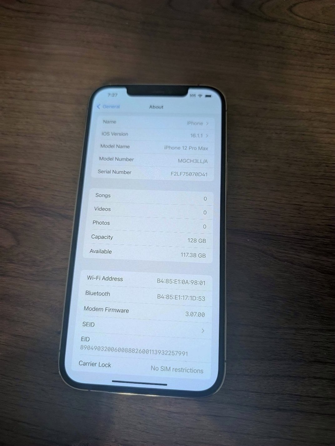 Apple iPhone 12 Pro Max 128GB Gold Unlocked - Used image 4