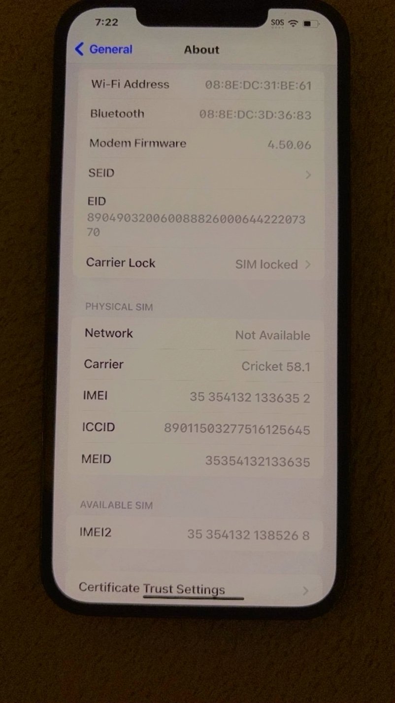 Apple iPhone 12 Pro Max 128GB Silver Unlocked - Used image 4