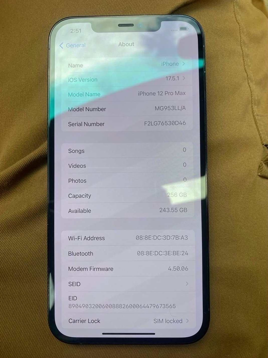 Apple iPhone 12 Pro Max 256GB Unlocked - Used image 5