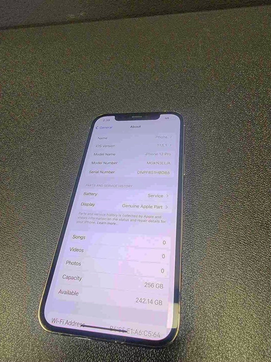 Apple iPhone 12 Pro 256GB Gold Unlocked - Used image 3