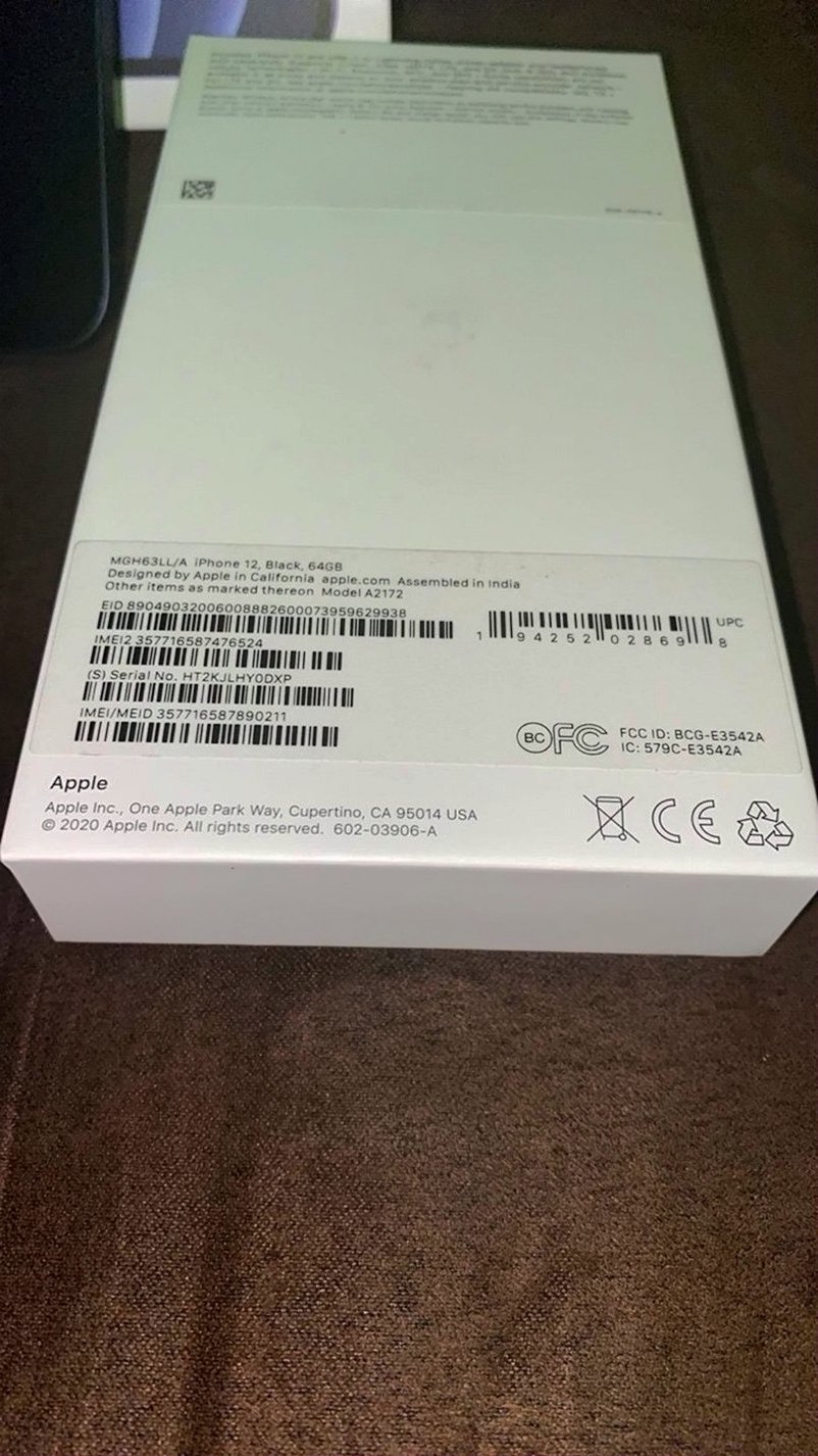 Apple iPhone 12 64GB Black Unlocked - Used image 3