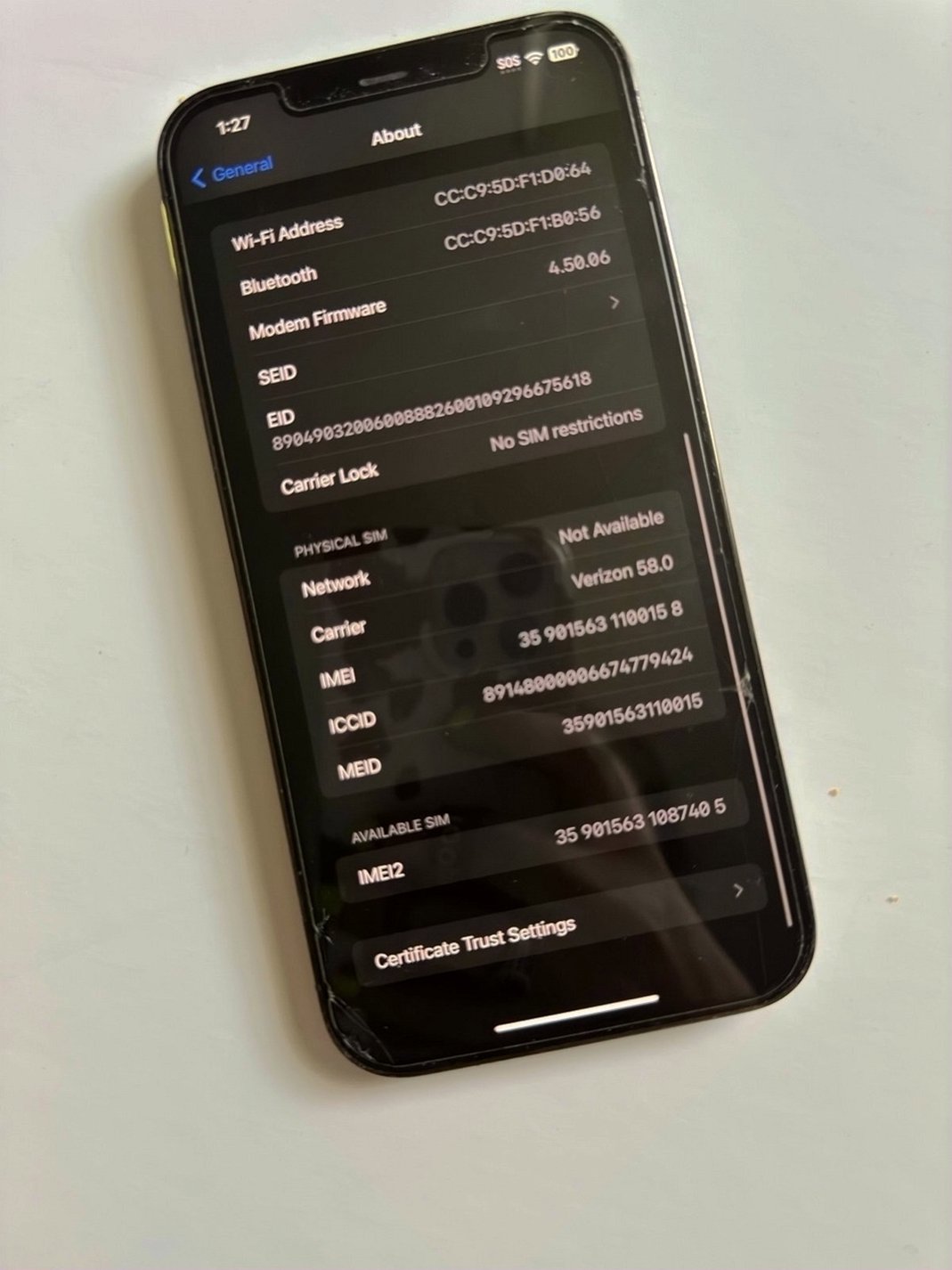 Apple iPhone 12 Pro Max 128GB Graphite Unlocked - Used image 3