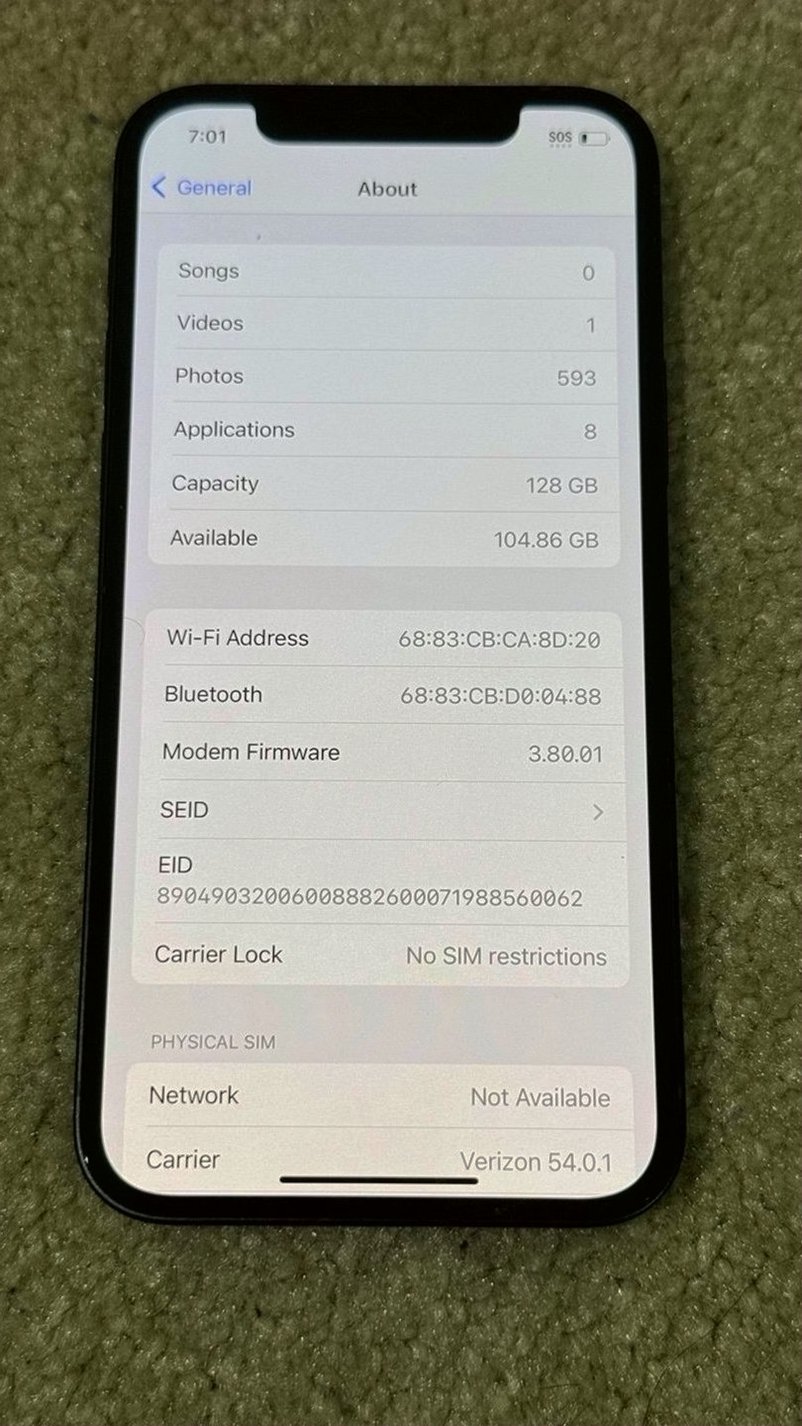 Apple iPhone 12 128GB Unlocked Used image 4