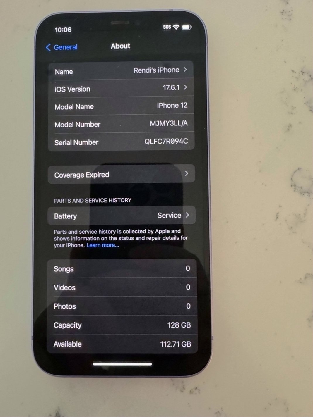 Apple iPhone 12 128GB Unlocked Used - Mint Condition image 2