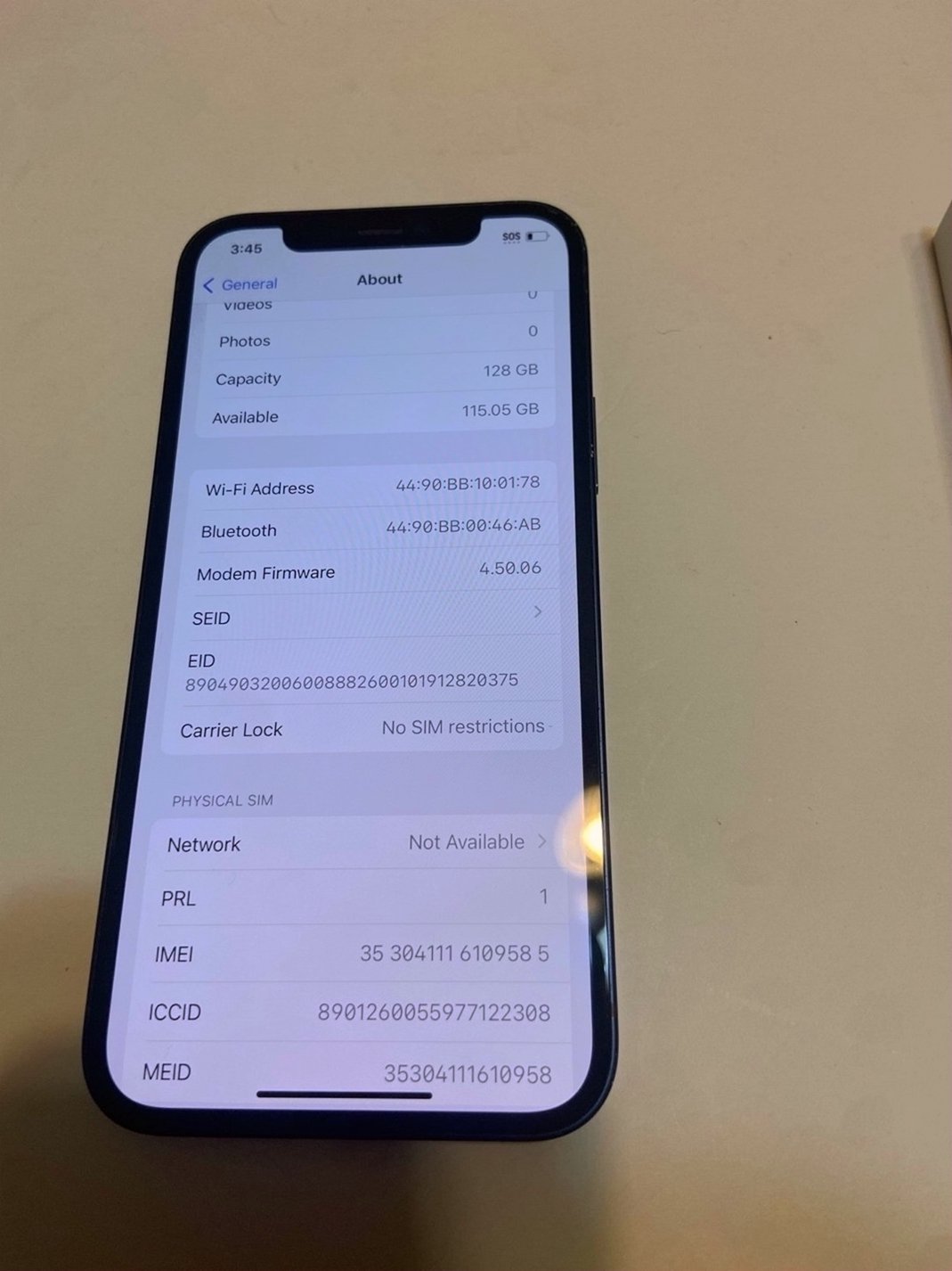 Apple iPhone 12 128GB Blue Unlocked - Used image 4