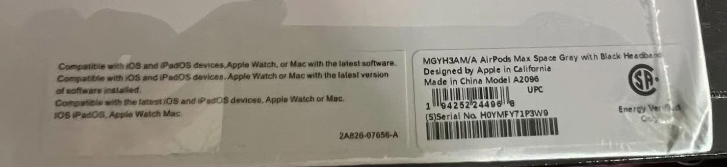 Apple AirPods Max 5H51 Black Unlocked - Used image 4