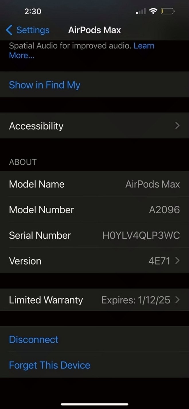 Apple AirPods Max Silver Unlocked - Used image 4