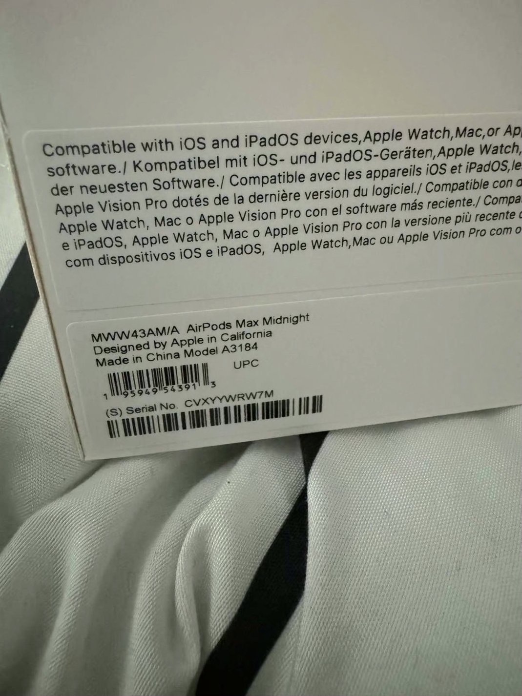 Apple AirPods Max 8F82 Midnight USB-C - Used image 4