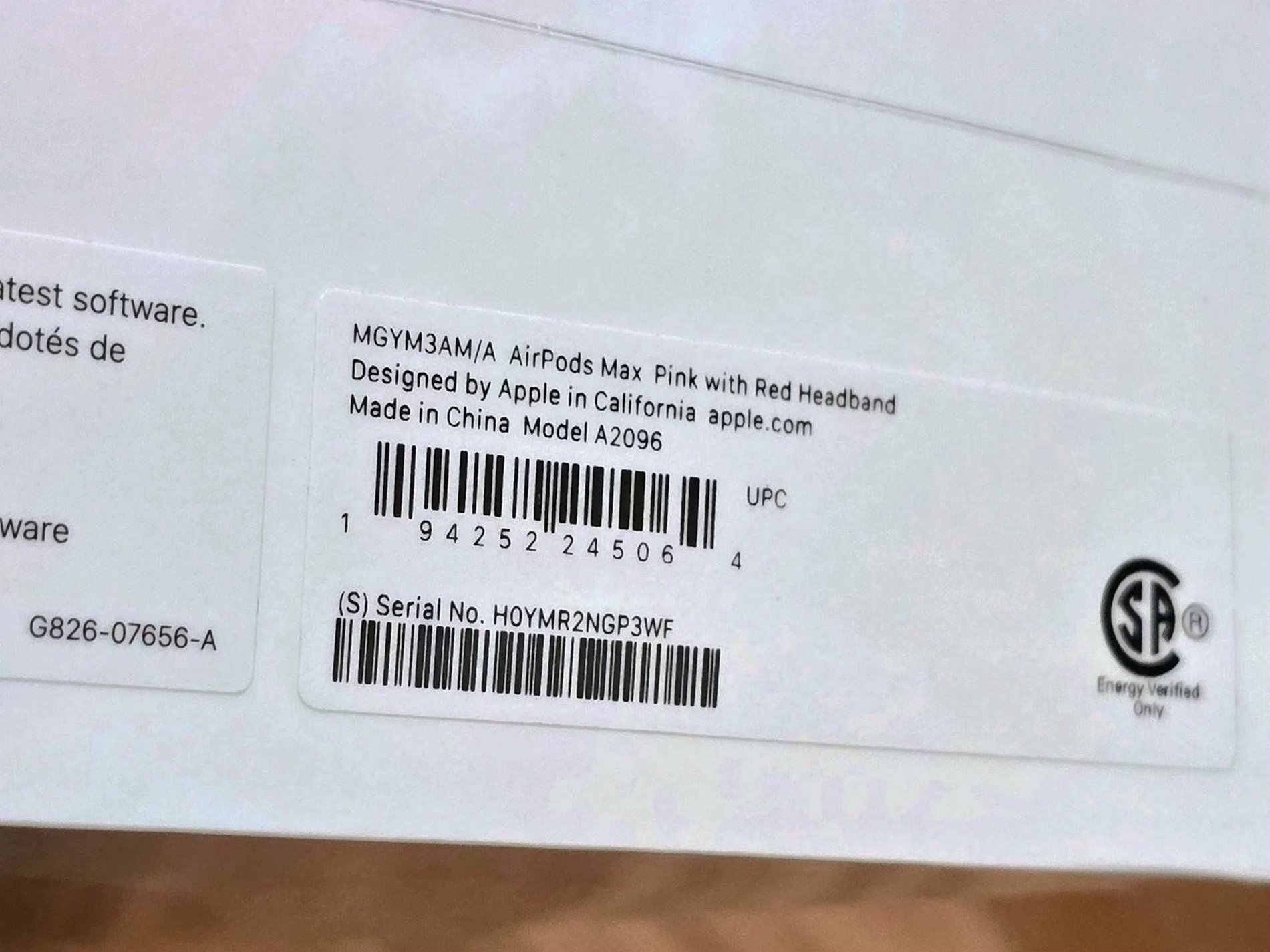 Apple AirPods Max Pink with Red Headband Unlocked - Used image 4