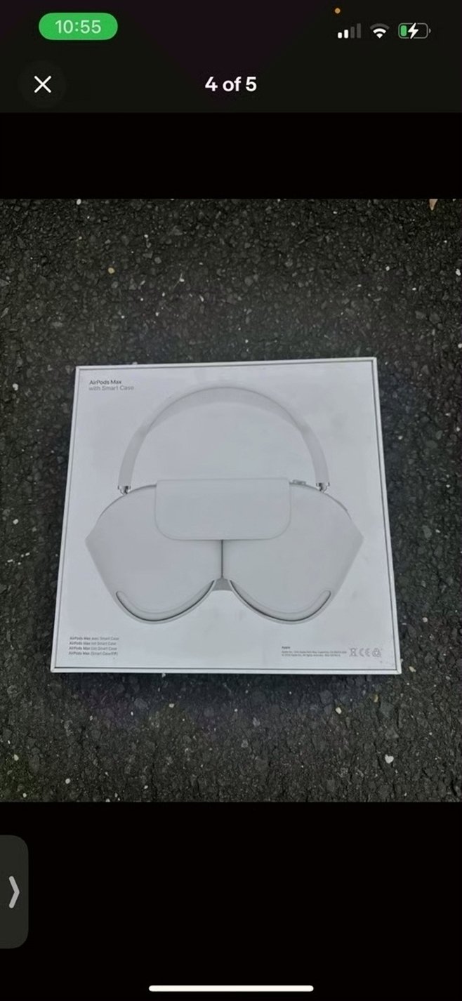 Apple AirPods Max Silver Unlocked - Used image 4