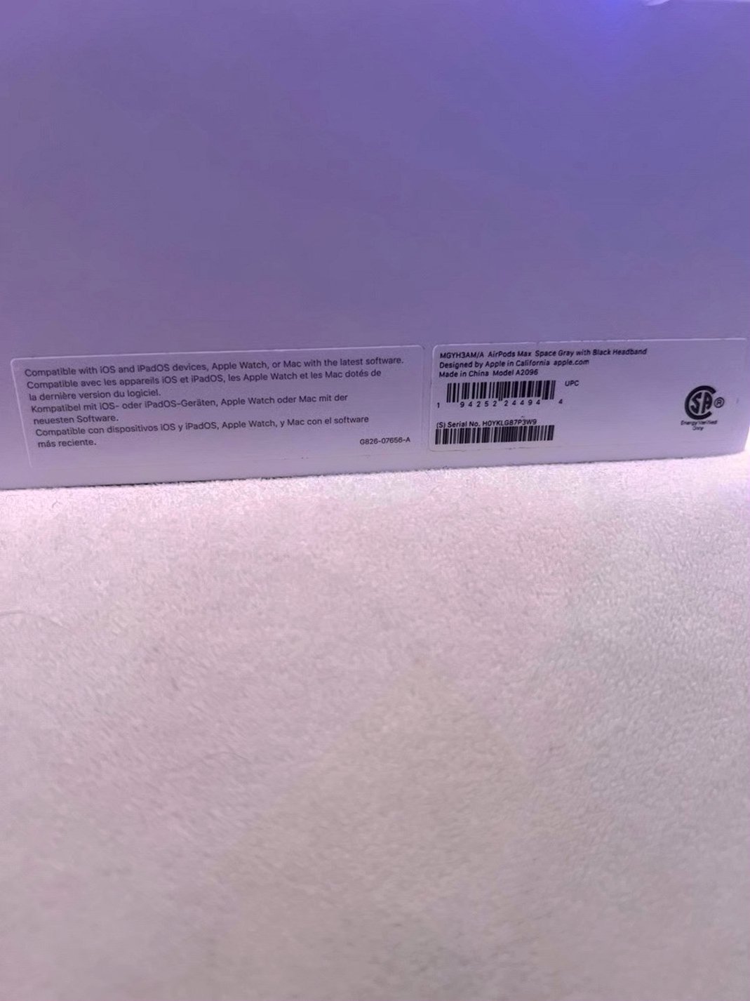 Apple AirPods Max 1V13 Space Gray - Used image 3