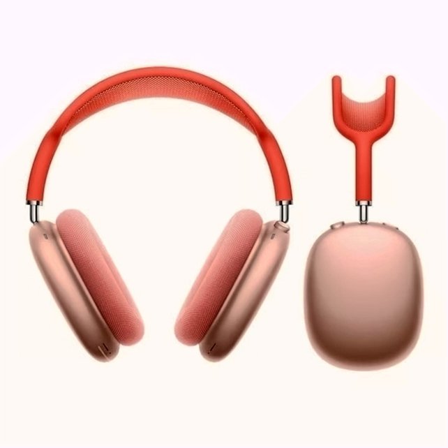 Apple AirPods Max Pink With Red Headband Unlocked - New image 3
