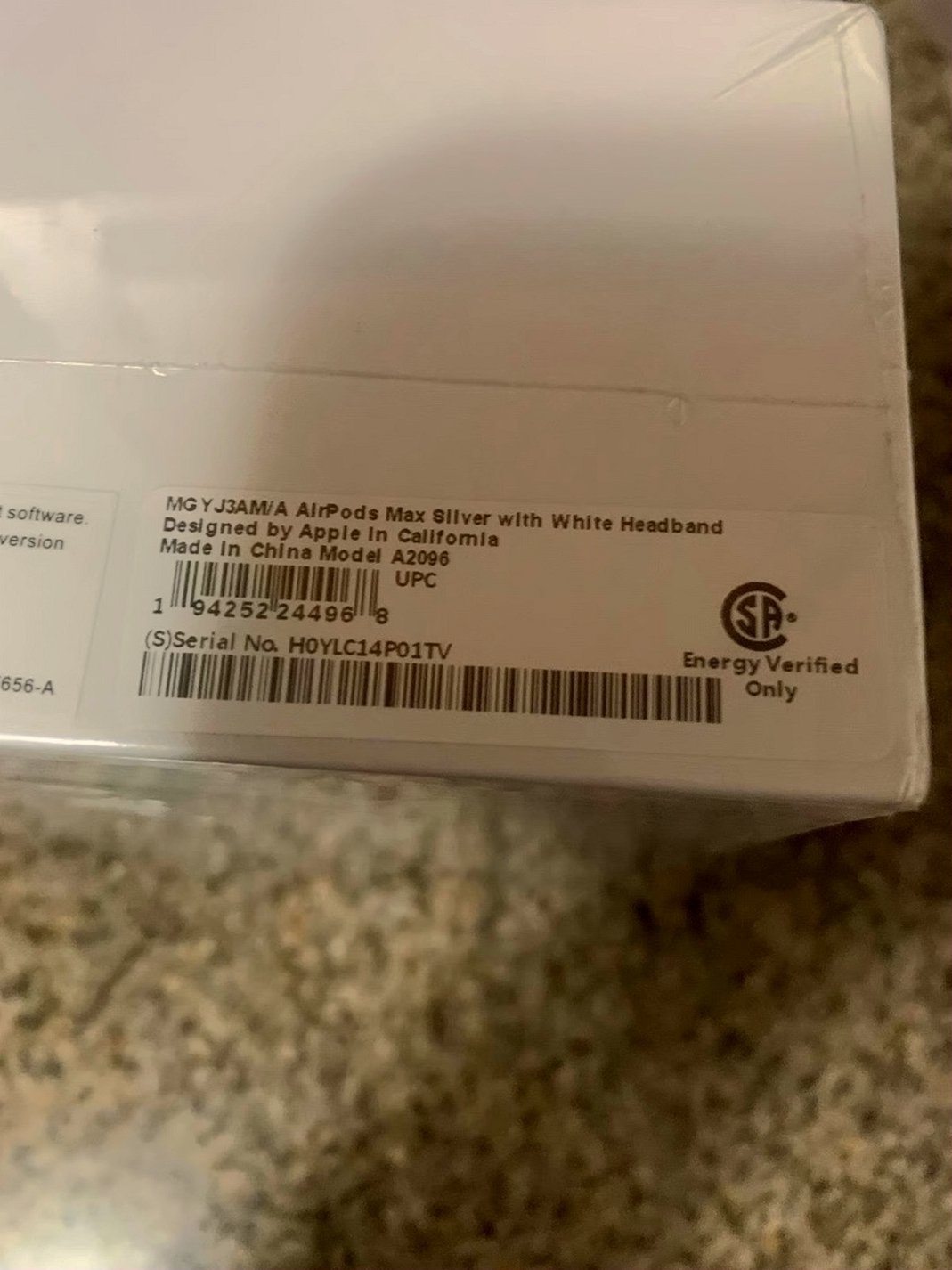 Apple AirPods Max 3H85 Silver Unlocked - Used image 5