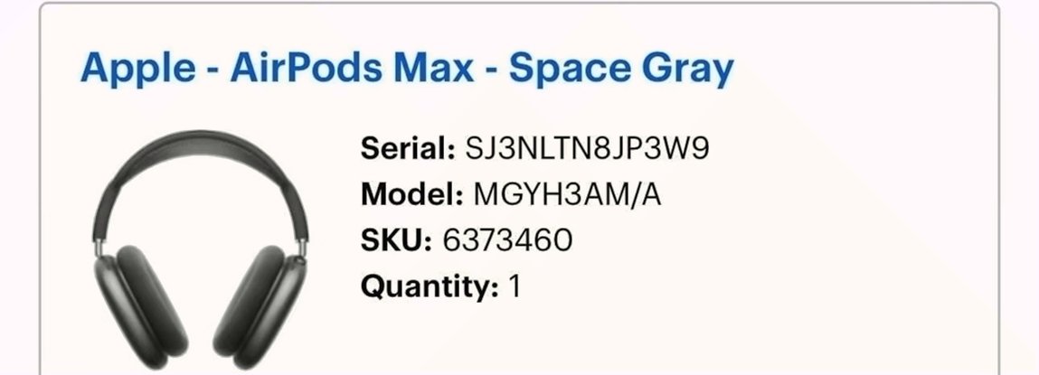 Apple AirPods Max Space Gray Unlocked - Used image 4