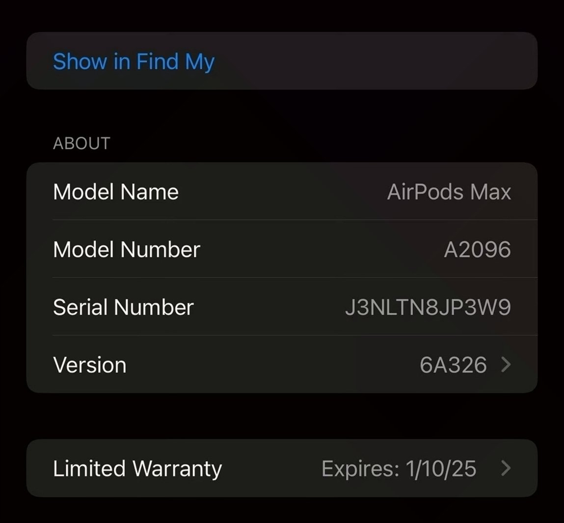 Apple AirPods Max Space Gray Unlocked - Used image 5