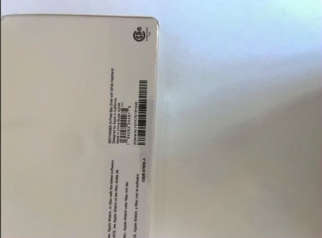 Apple AirPods Max 7B93 Silver Used image 4