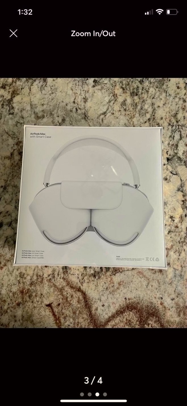 Apple AirPods Max Silver Unlocked - Used image 3