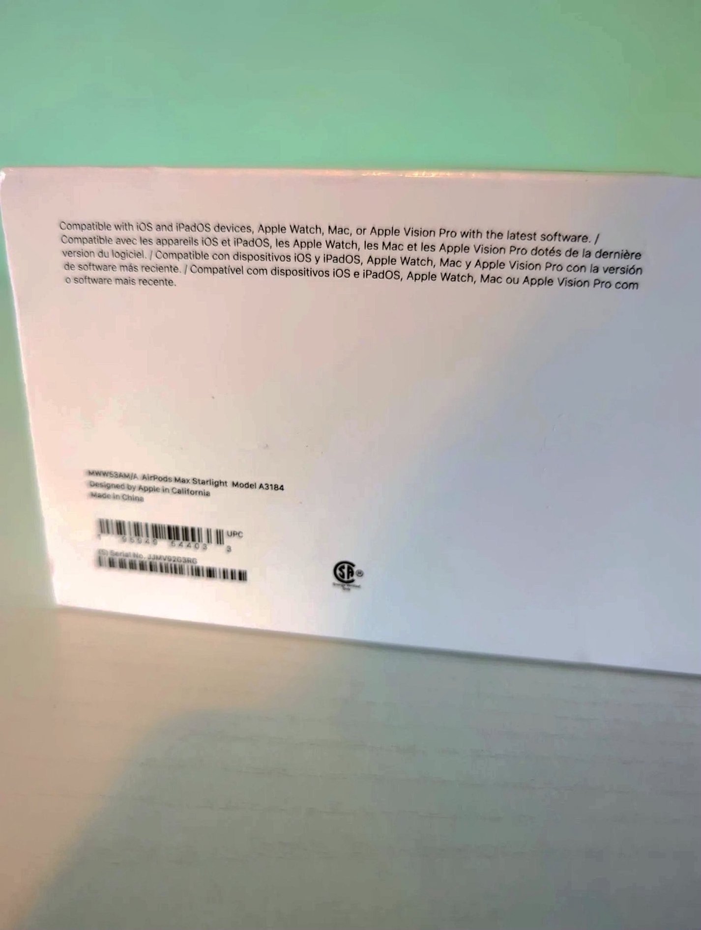 Apple AirPods Max 8F13 Starlight - Used image 2