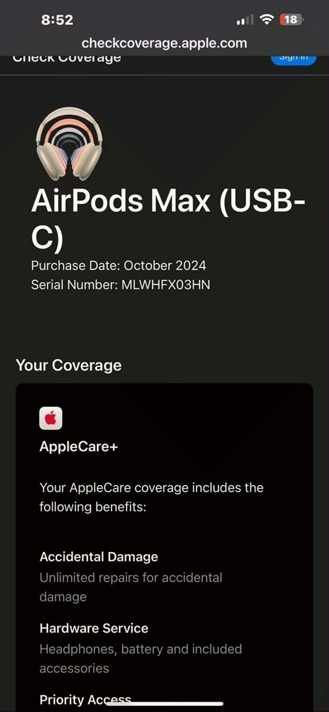 Apple AirPods Max Starlight Unlocked - Used image 4