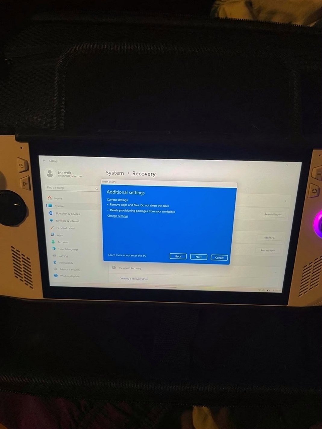 ASUS ROG Ally Z1 Extreme 3Y17 - Used image 2