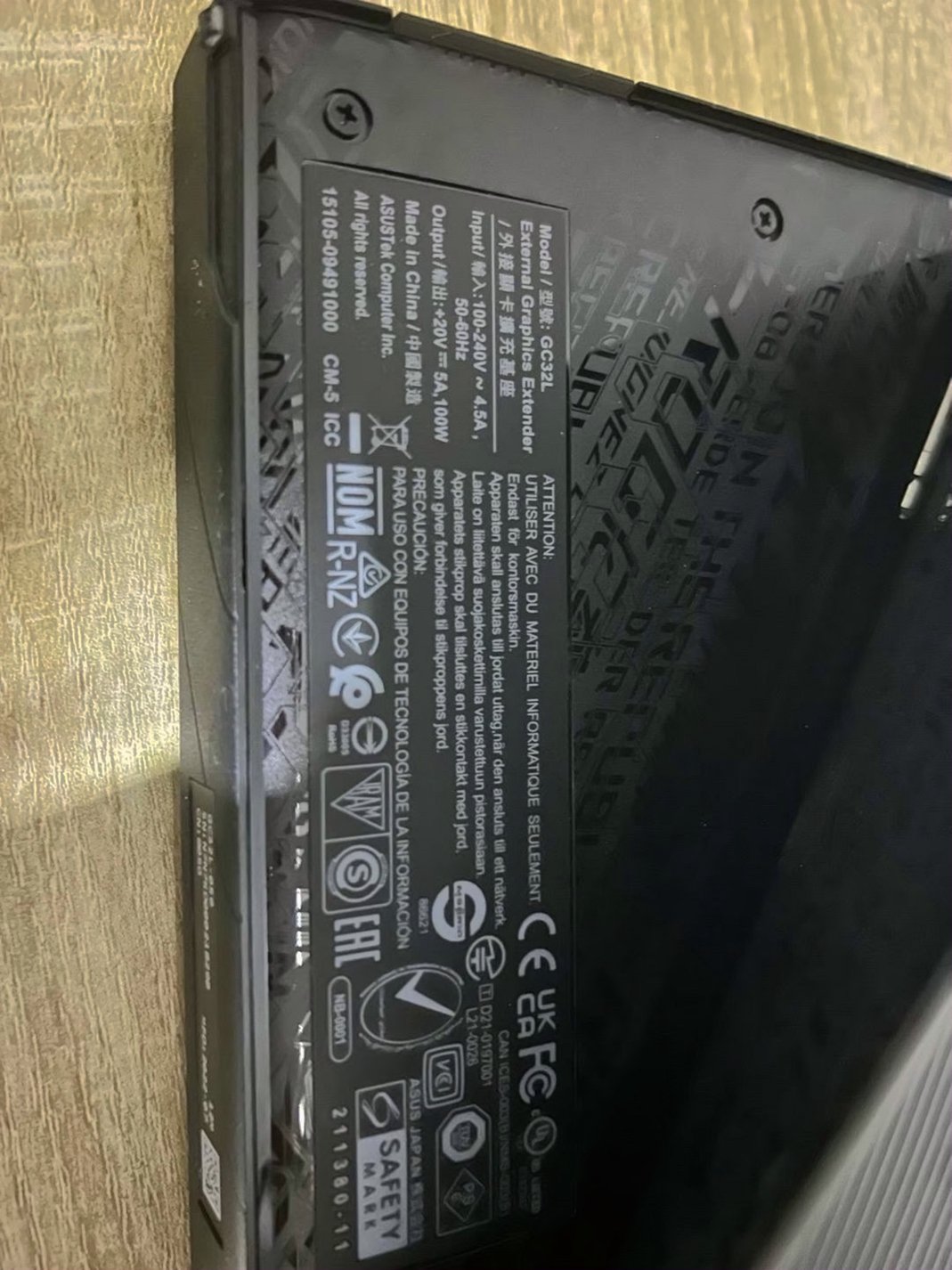 ASUS ROG XG Mobile 6850XT 9D61 - Used image 3