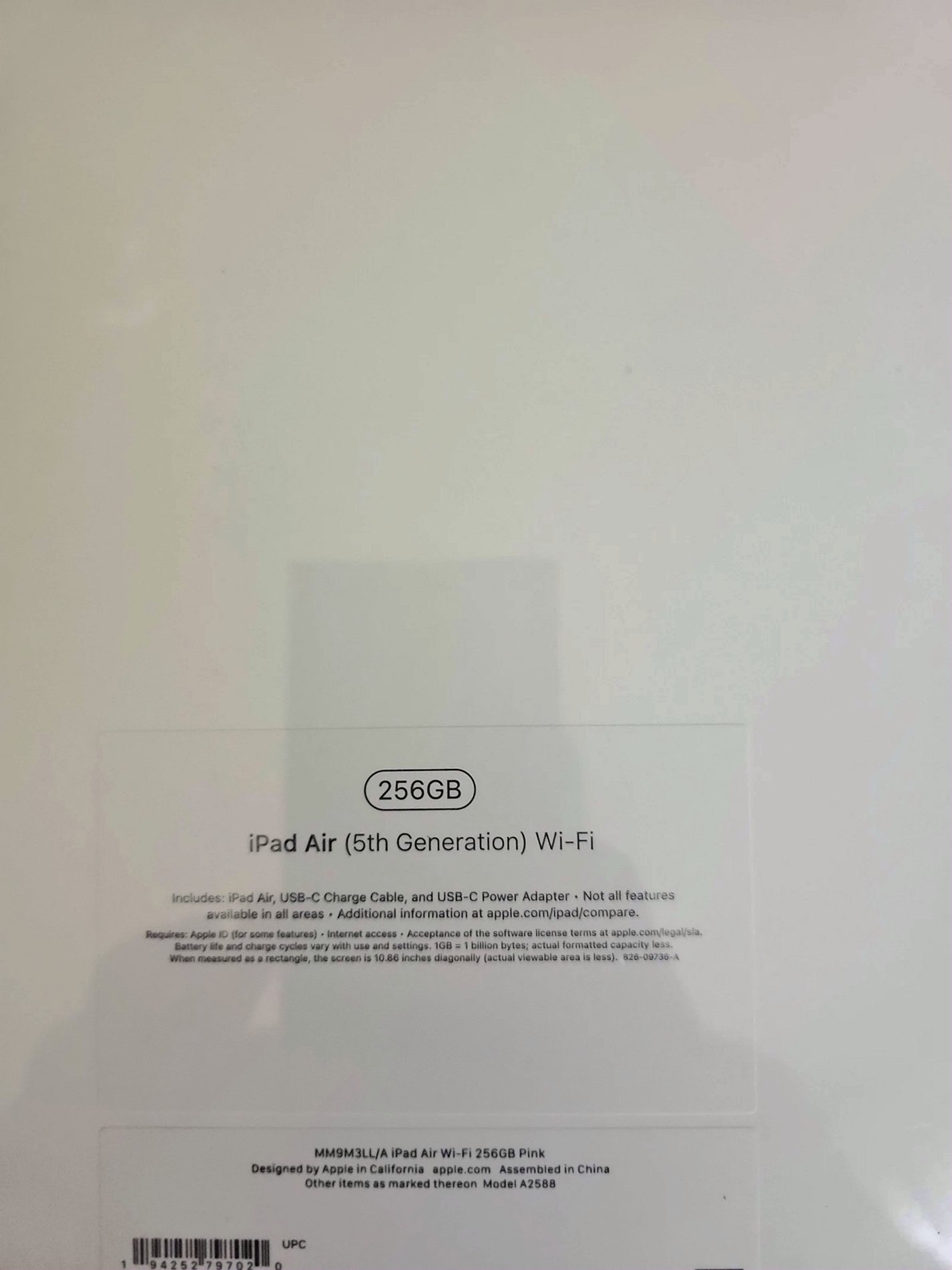 Apple iPad Air 5th Generation 256GB Pink Unlocked - Used image 2