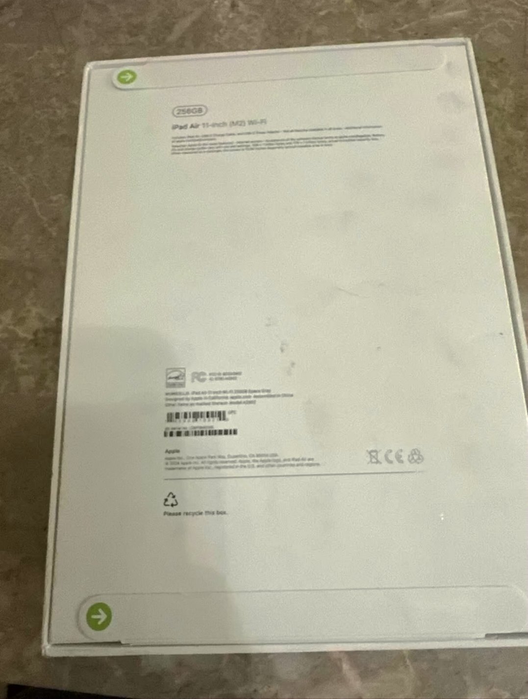 Apple iPad Air 6 256GB Space Grau Unlocked - Used image 2