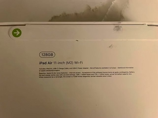 Apple iPad Air 11-inch 128GB Blue Unlocked - Used image 2