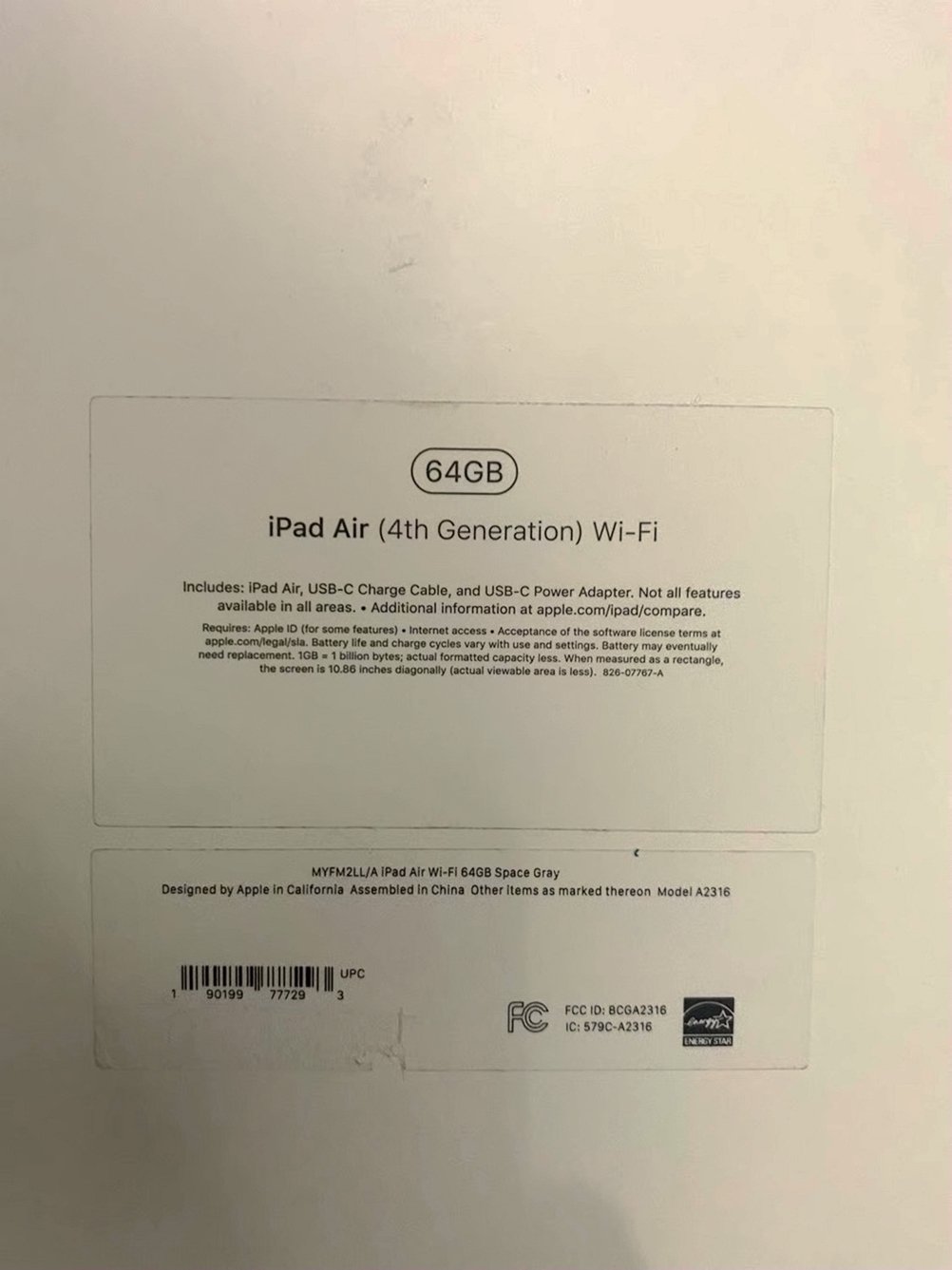 Apple iPad Air 4 64GB Unlocked - Used image 3