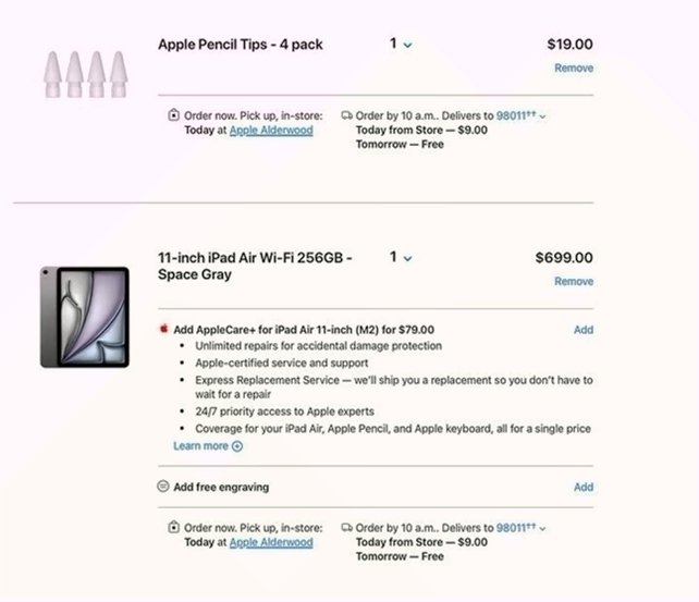 Apple iPad Air 5th Gen 256GB Space Gray Unlocked - Used image 3
