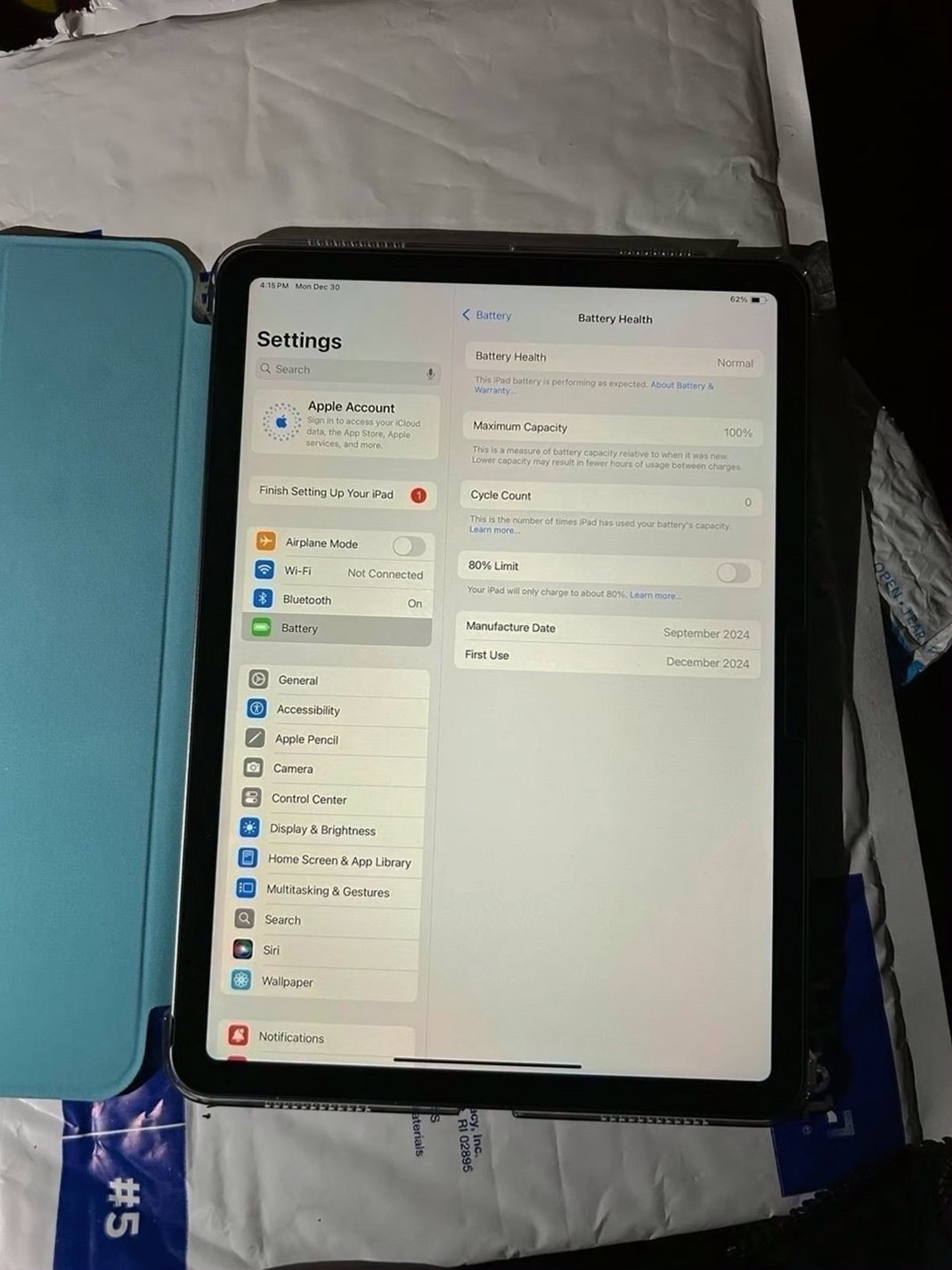 Apple iPad Air 11-inch M2 1TB WiFi Unlocked - Used image 3