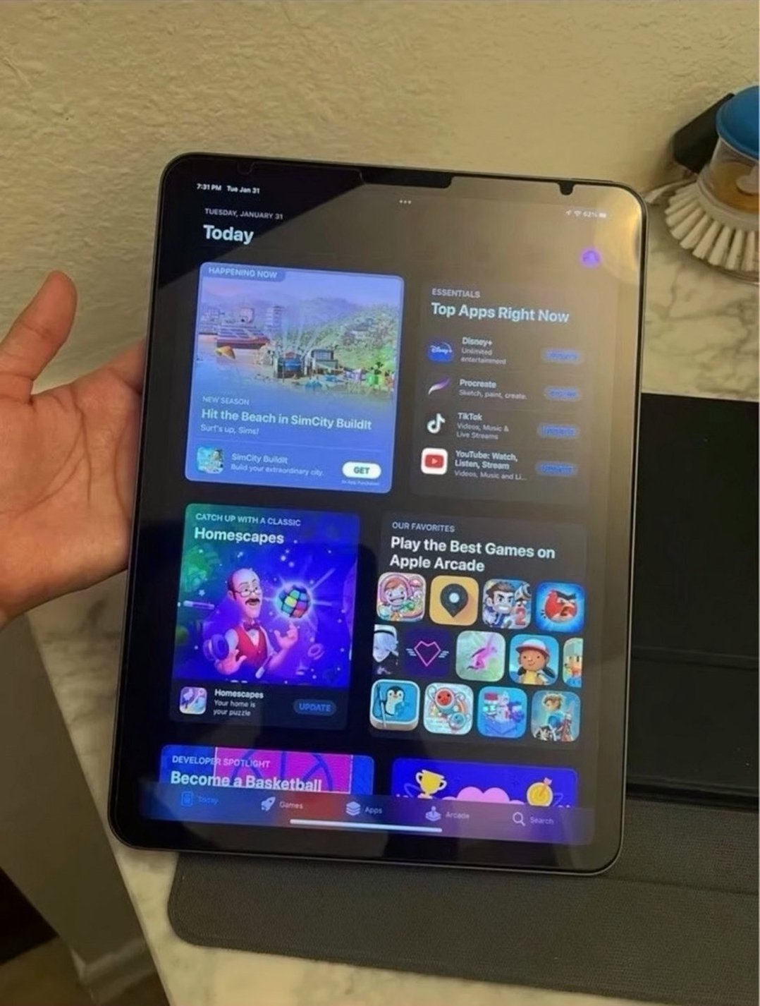 Apple iPad Air 4th Generation 64GB Space Gray Unlocked - Used image 2
