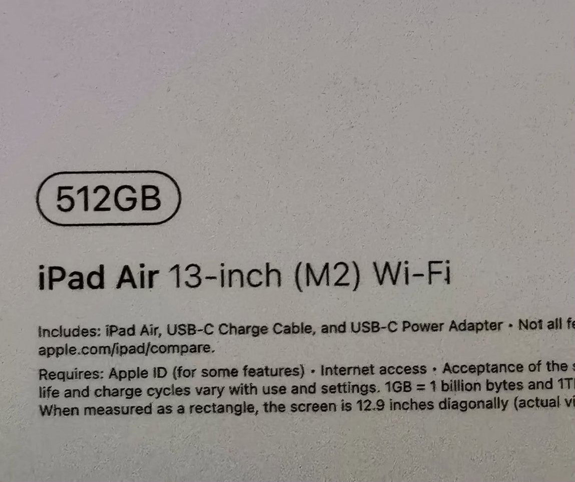 Apple iPad Air 6th Gen 512GB Starlight Unlocked - Used image 2