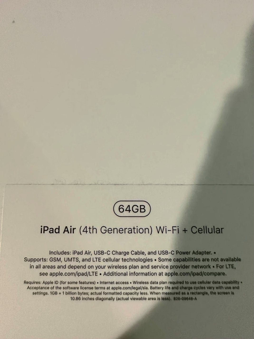 Apple iPad Air 4th Generation 64GB Wi-Fi + Cellular Unlocked - Used image 5