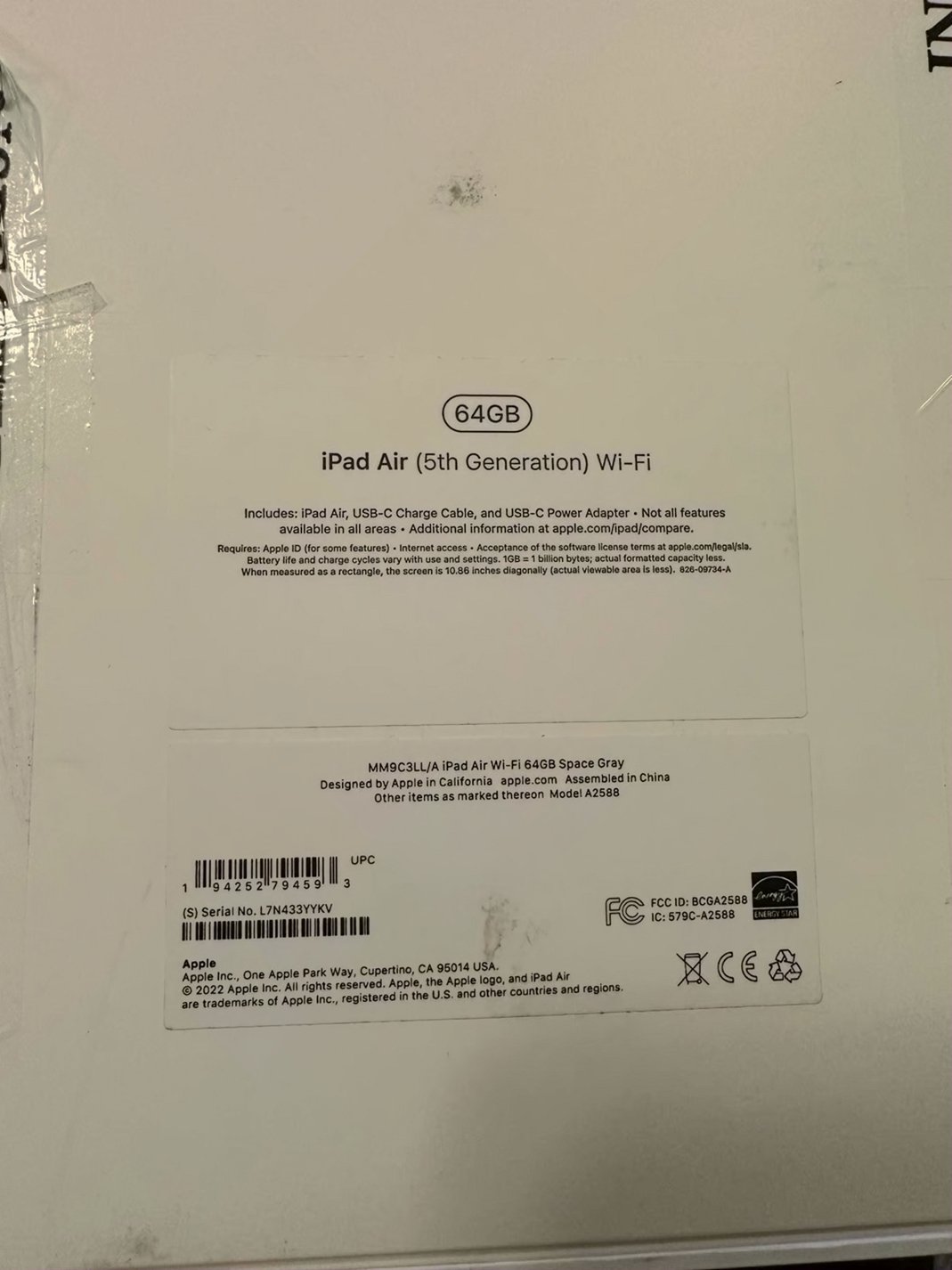 Apple iPad Air 5th Generation 64GB Unlocked - Used image 2