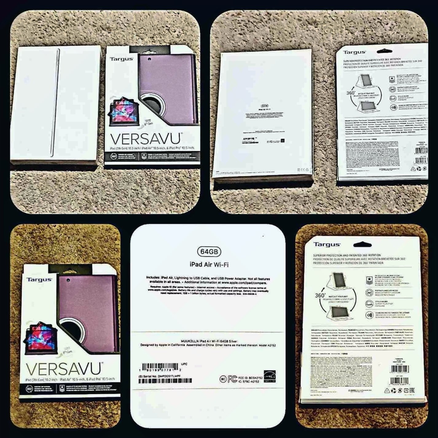 Apple iPad Air A2152 64GB Silver Unlocked - Used