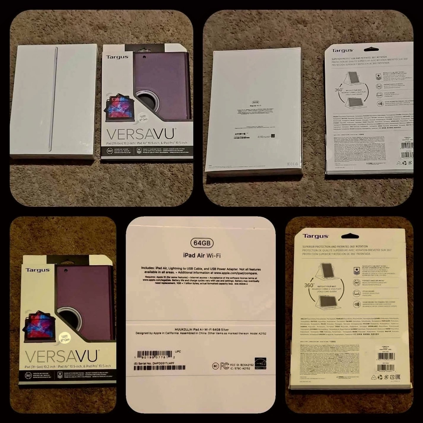 Apple iPad Air A2152 64GB Silver Unlocked - Used image 2