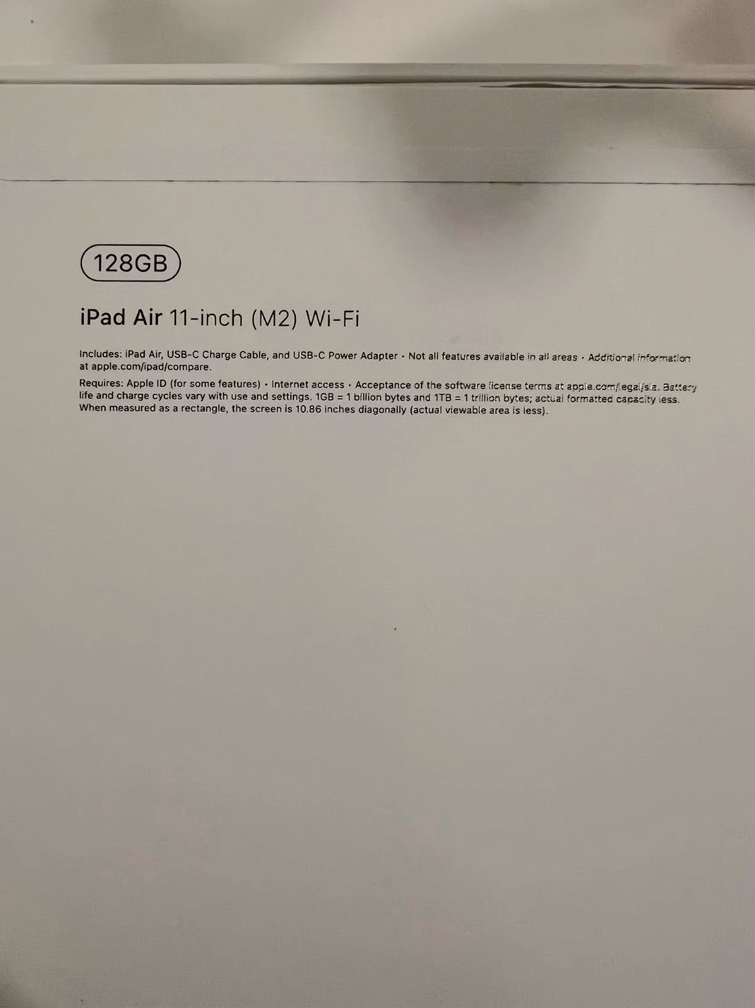 Apple iPad Air 2024 11in 128GB Unlocked - Used image 3