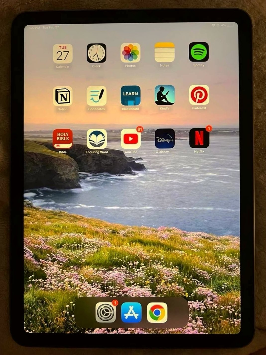 Apple iPad Air 4th Gen 64GB Space Gray Cellular Unlocked - Used image 2