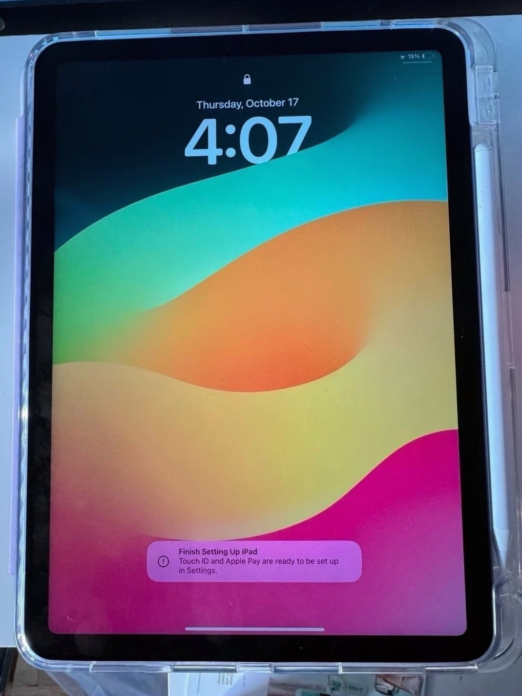 Apple iPad Air 5th Generation 64GB Purple Unlocked - Used image 2