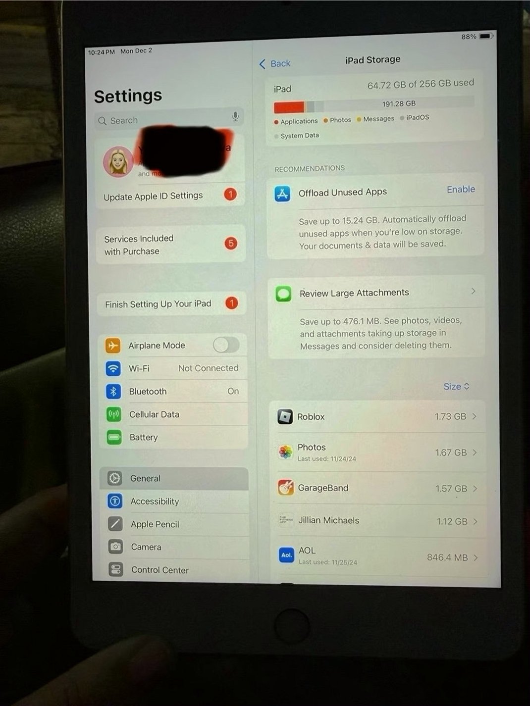 Apple iPad mini 5th Gen 256GB Rose Gold Unlocked - Used image 5