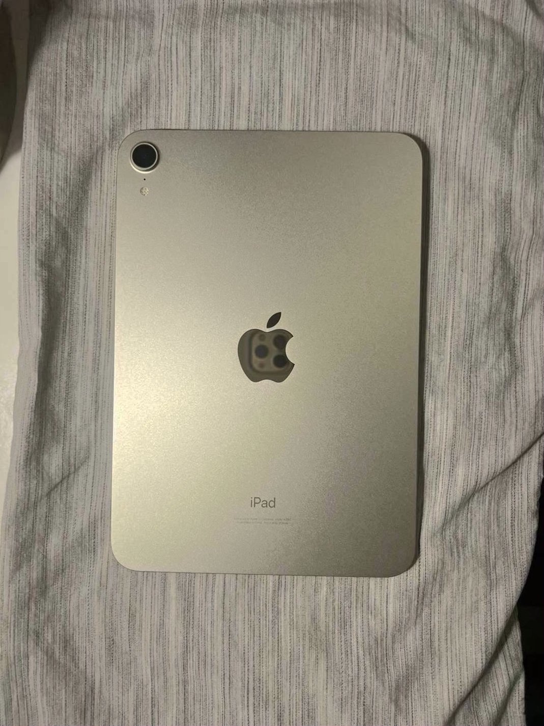Apple iPad Mini 6th Generation 64GB Starlight Unlocked - Used image 3