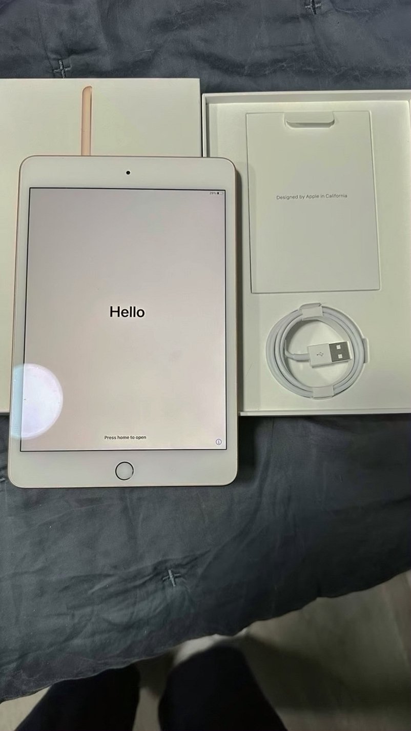 Apple iPad Mini 9A95 64GB Gold Unlocked - Used image 2