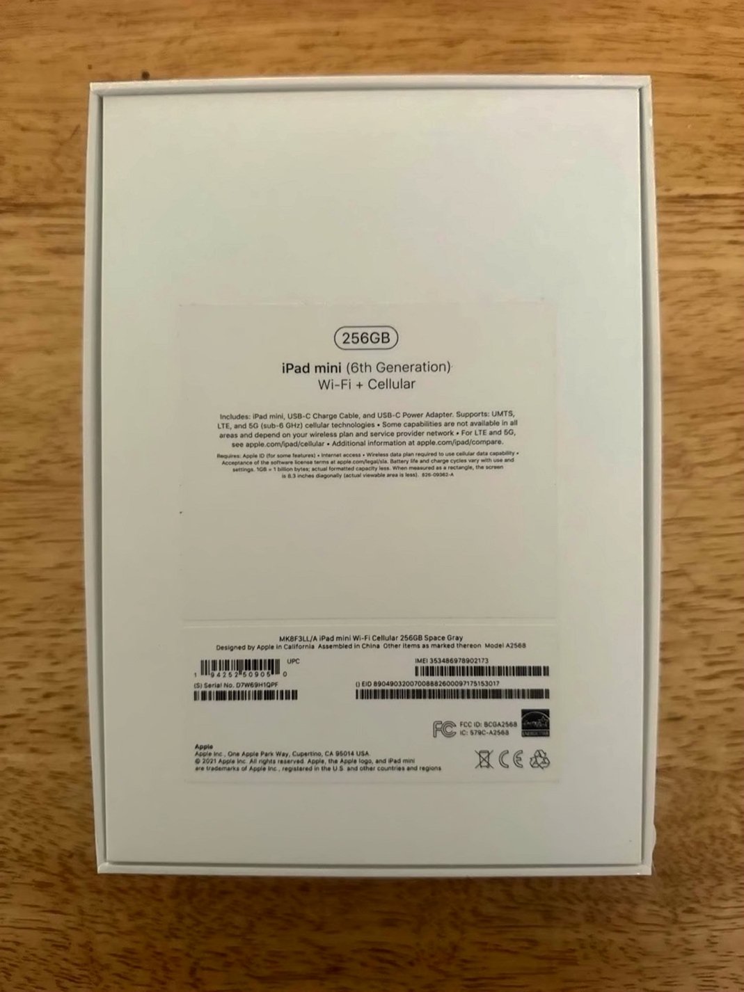 Apple iPad Mini 6th Generation 256GB Space Gray Unlocked - Used image 5