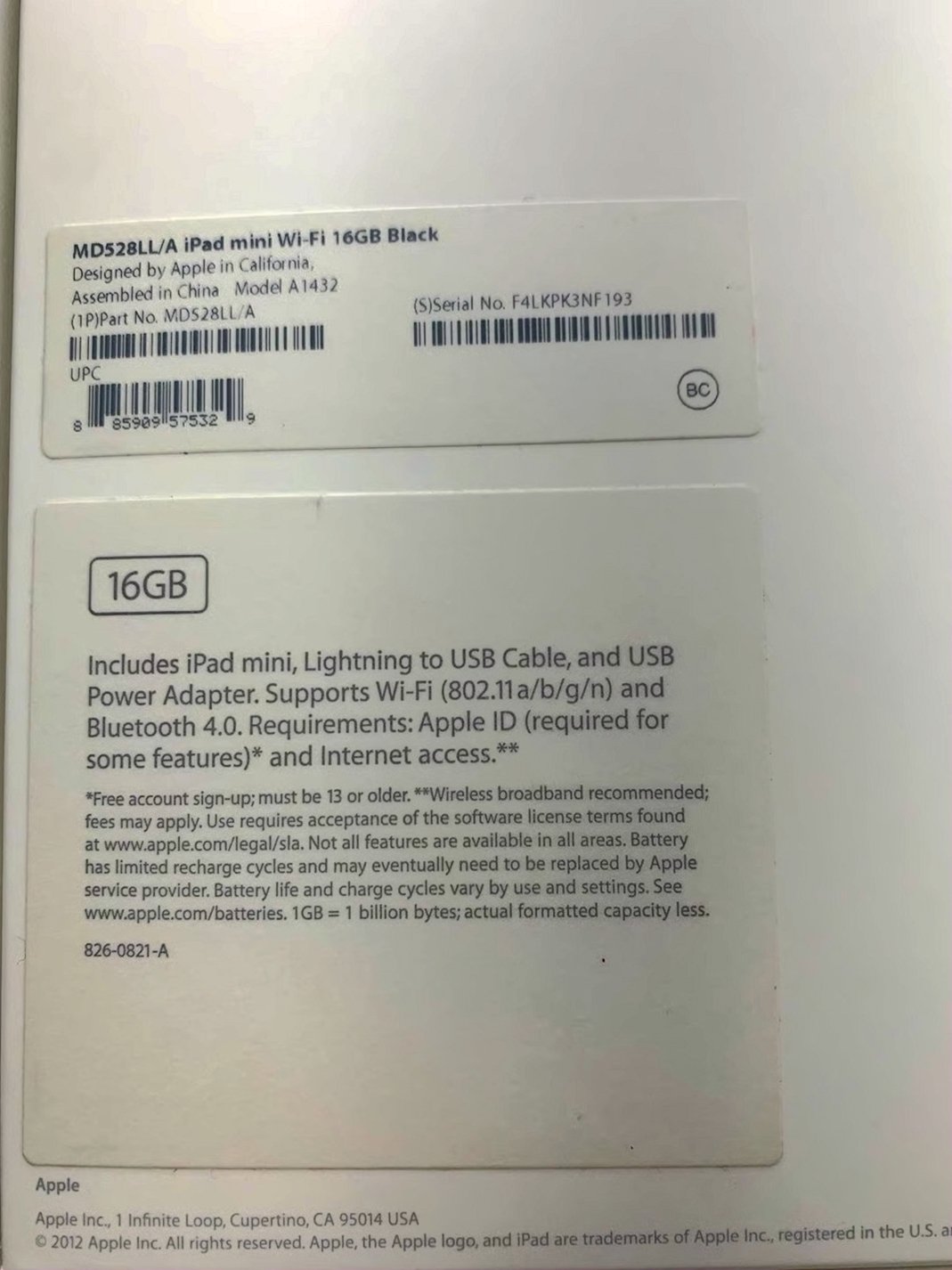 Apple iPad Mini 1st Generation 16GB Black Unlocked - Used image 4