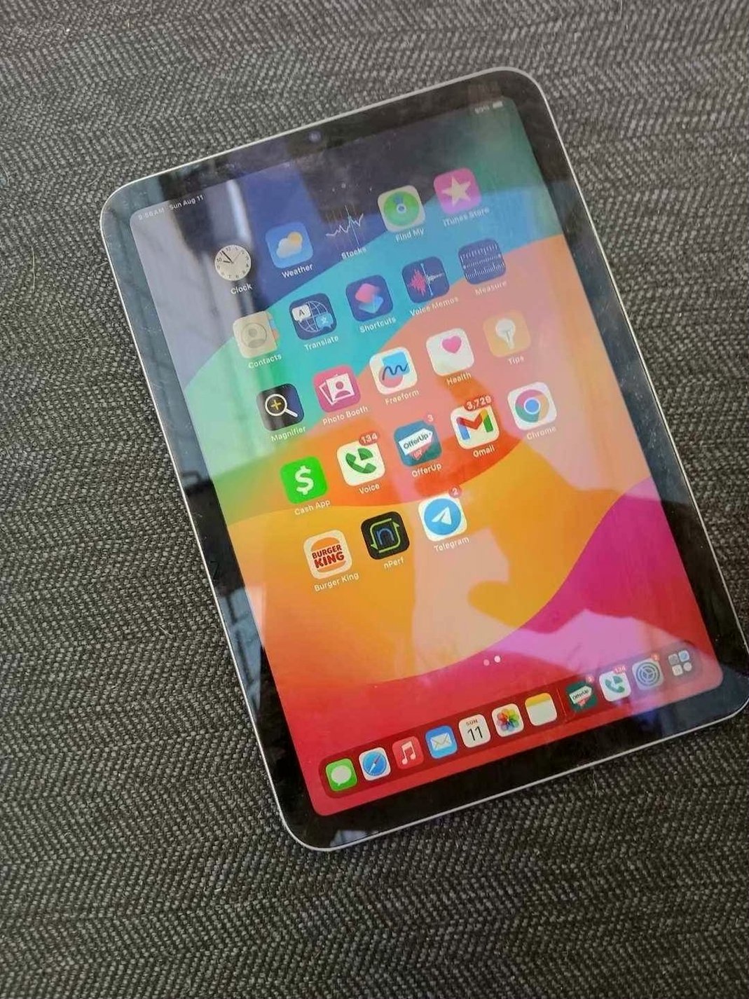 Apple iPad Mini 6th Generation 64GB Space Gray Unlocked - Used