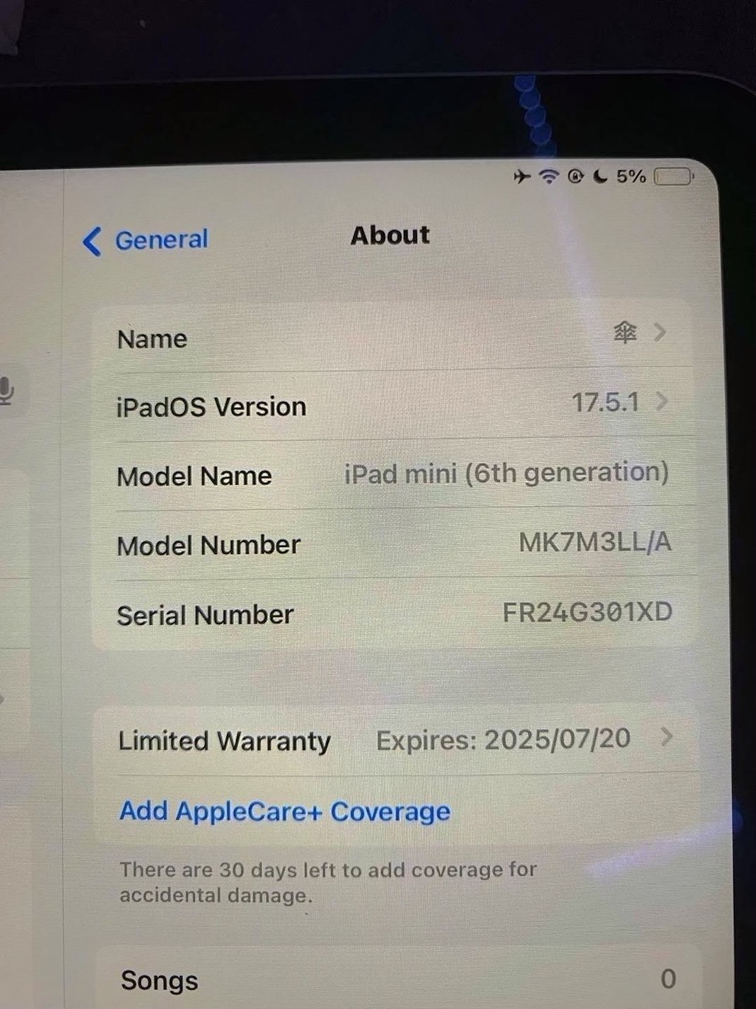 Apple iPad Mini 6th Generation 64GB Space Gray Unlocked - Used image 4