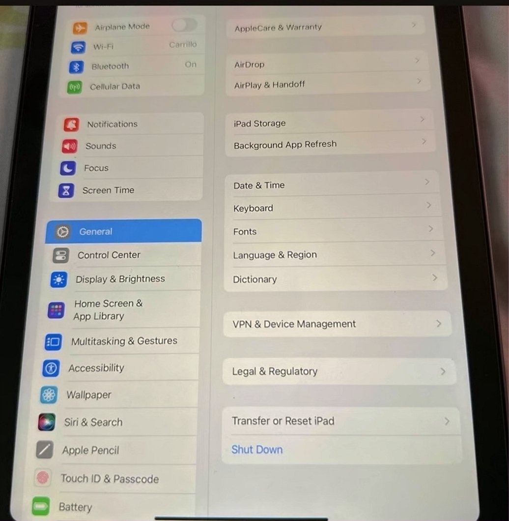 Apple iPad mini 6 Cellular 64GB Space Gray Unlocked - Used