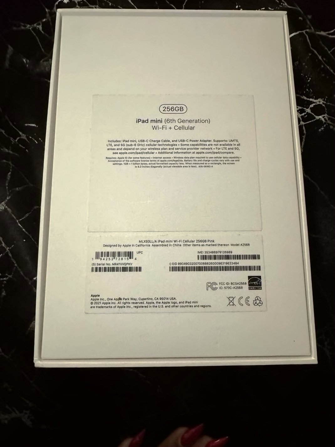 Apple iPad Mini 6th 256GB Pink Unlocked - Used image 5