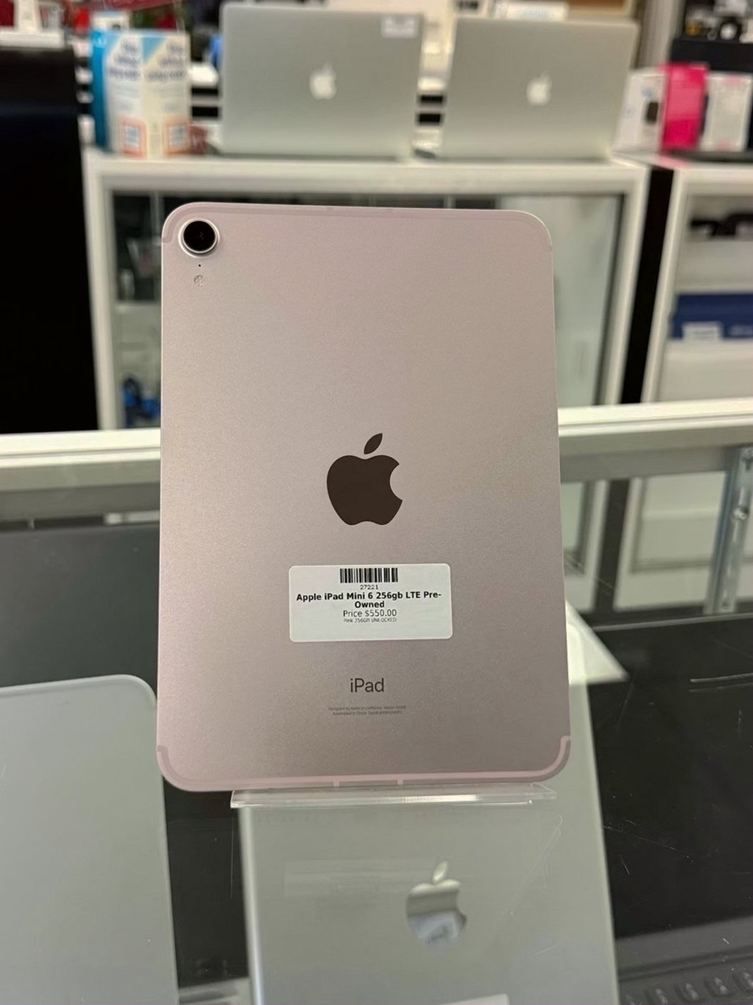 Apple iPad mini 6 256GB Pink Unlocked - Used